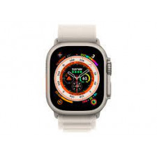 APPLE Watch Ultra GPS + Cellular 49mm Titanium Case with Starlight Alpine Loop Medium